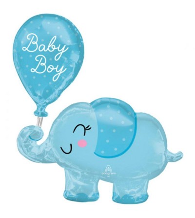 30″ Μπαλόνι Ελεφαντάκι Baby Boy